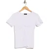 T Tahari Twist Front V-neck T-shirt