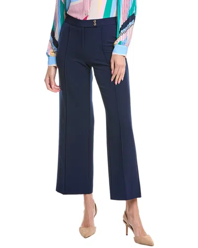 T Tahari Wide Leg Pant In Blue