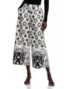 T Tahari Wide Leg Pants In Black And White Star