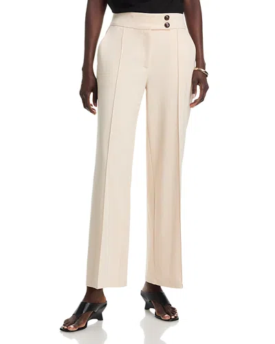 T Tahari Wide Leg Pants In White