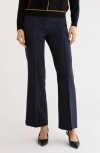 T Tahari Wide Leg Trousers In Blue