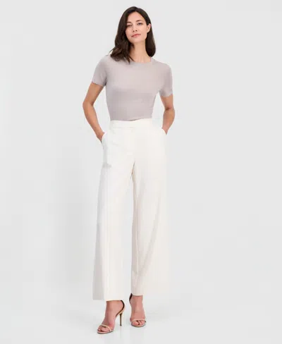 T Tahari Women's High-rise Wide-leg Pants In Multi