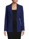 T TAHARI WOMEN'S PEAK LAPEL DOUBLE BREASTED BLAZER