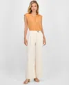 T Tahari Women's Pleated Wide-leg Pants In Brown