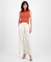 T Tahari Women's Pull-on High-rise Wide-leg Pants
