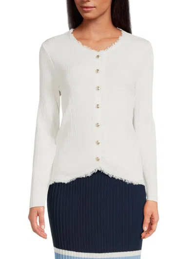 T TAHARI WOMEN'S RIBBED JACKET
