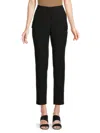 T Tahari Women's Slim Fit Trousers In Black