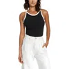 T Tahari Womens Ribbed Sleeveless Tank Top