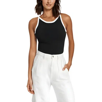 T Tahari Womens Ribbed Sleeveless Tank Top