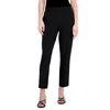 T Tahari Women's Pull-on Slim Crepe Ankle Pants In Black