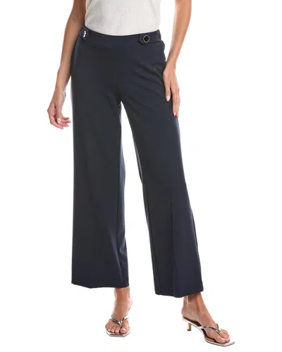 T Tahari Woven Pant In Black