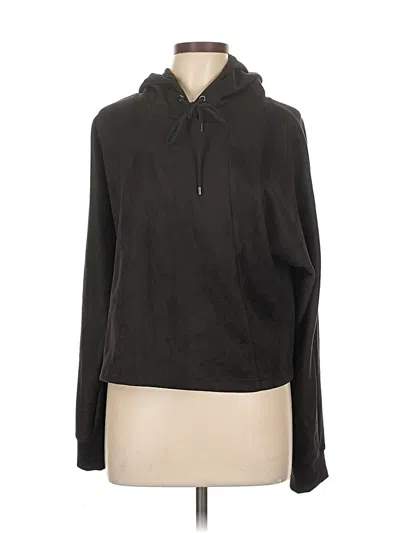 Pre-owned T Tahari Zip Up Hoodie In Black