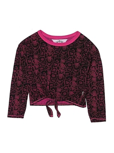 Pre-owned T2love Kids' 3/4 Sleeve T-shirt In Burgundy
