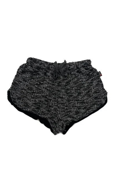 T2love Kids' Girls Knit Drawstring Shorts In Black