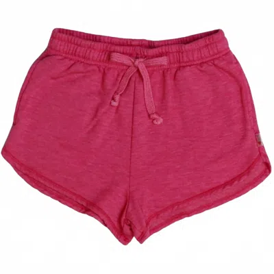 T2love Kids' Athletic Short With Pocket In Hot Pink