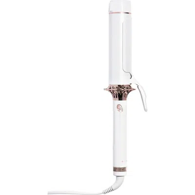 T3 Bodywaver 1.75-inch Clip Barrel Curling Iron For Waves And Volume In White/rose Gold