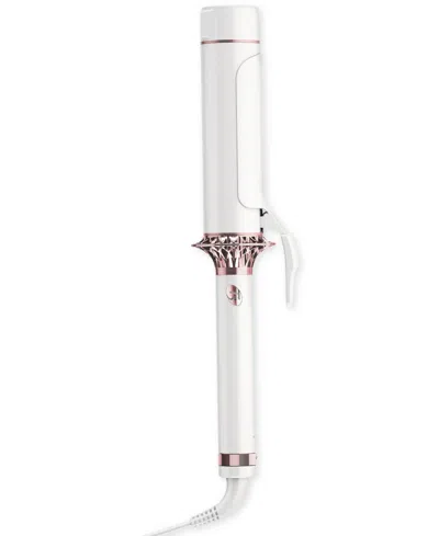 T3 Bodywaver 1.75" Professional Ceramic Styling Iron For Waves And Volume (white & Rose Gold) In 0