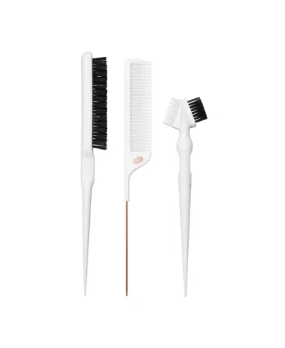 T3 Detail Set With Pintail Comb, Edge Brush, And Teasing Brush, 3 Piece In N,a