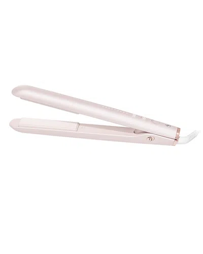 T3 Singlepass Stylemax Professional 1 Flat Iron In Satin Blush/rose Gold In White