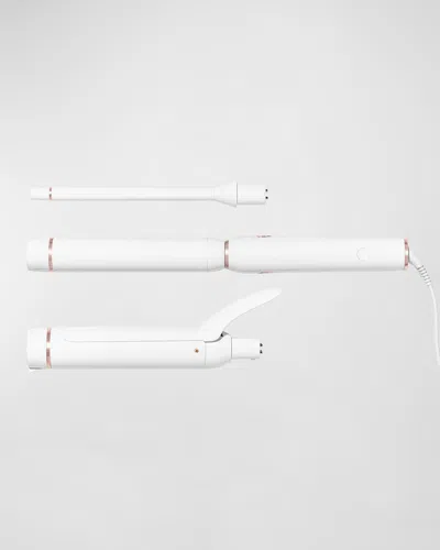 T3 Switch Kit Curl Trio, Styling Iron With Three Interchangeable Barrels In White