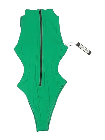 Pre-owned Ta3 One Piece Swimsuit In Green