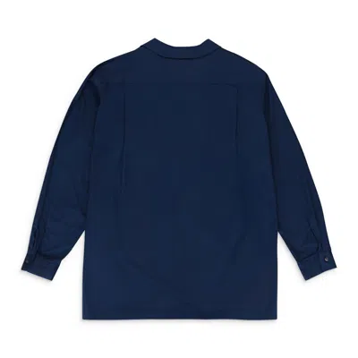 Taak Glitch Navy Button-down Shirt In Multi