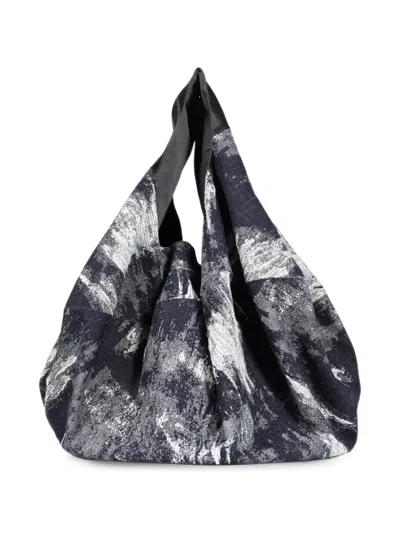 Taakk Abstract-print Shoulder Bag In Blue
