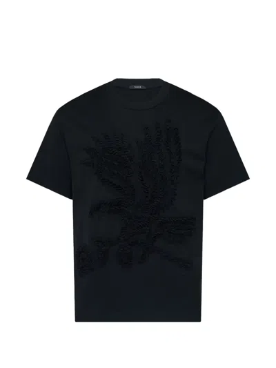 Taakk T-shirt With Embroidered Patches In Black