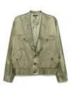 Taakk Button-up Bomber Jacket