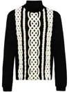 Taakk Cable-knitted Jumper In Black