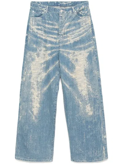 Taakk Classic Five Pocket Jeans In Blue