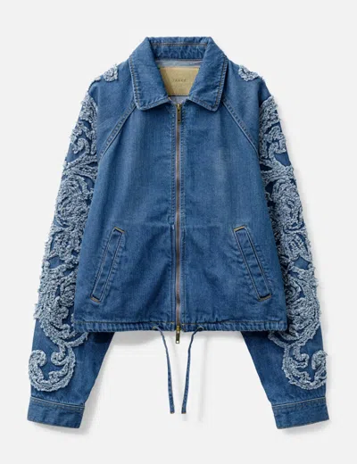 Taakk Denim Blouson In Blue