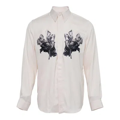 Taakk Embroidery Shirt In White