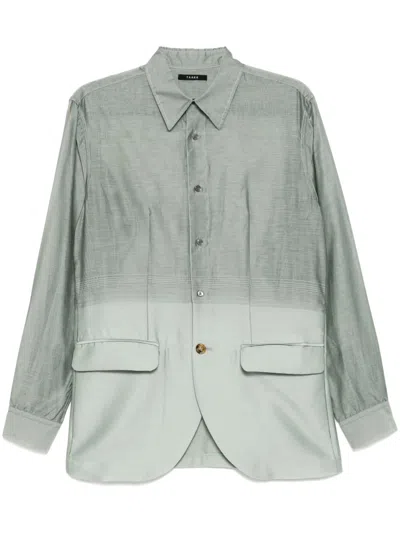 Taakk Flap Pocket Shirt In Green