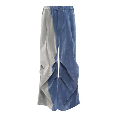 Taakk Gradation Pile Design Easy Pants In Blue