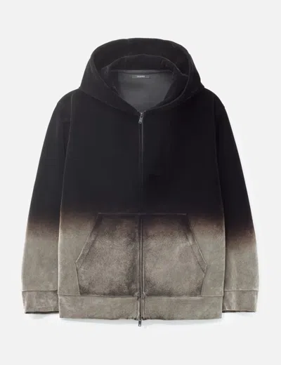 Taakk Gradation Pile Hoodie In Gray