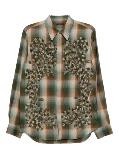 TAAKK GRAPHIC-EMBROIDERED SHIRT