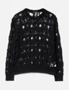 Taakk Lame Mohair Knit In Black