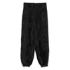 Taakk Patterned Trousers In Black