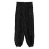 Taakk Patterned Trousers In Black