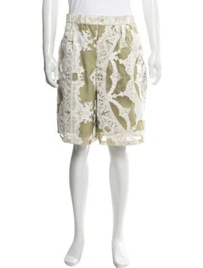 Pre-owned Taakk Patterned Shorts In Neutrals
