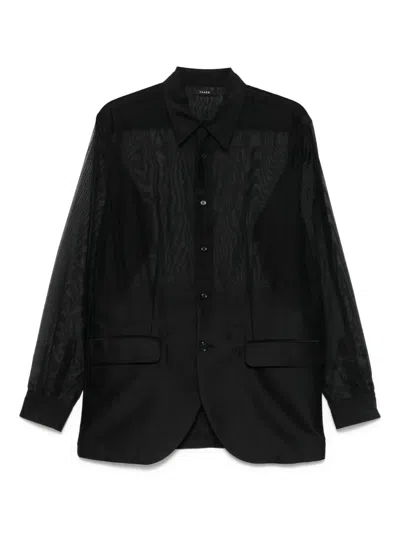 Taakk Hemd Mit Sheer-effekt In Black