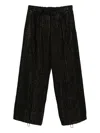 Taakk Side Panel Trousers In Black