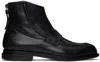 Taakk Ssense Exclusive Black Carnaby Morgan Zip-up Boots In Black