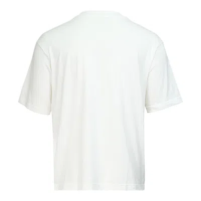 Taakk Tape Embroidery Jersey Tee In White