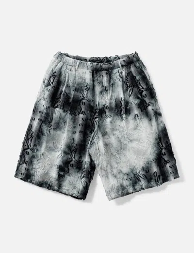 Taakk Tie-dye Check Short Pants In Multi