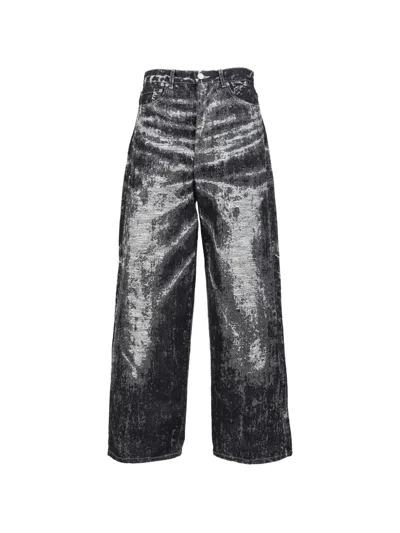 Taakk Wash-effect Jeans In Black