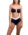 Tabacaru Blair High Waisted Two-piece Swimsuit In Black