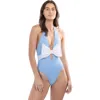 Tabacaru Carolina One-piece Swimsuit In Blue