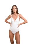 Tabacaru Catherine One-piece Swimsuit In White